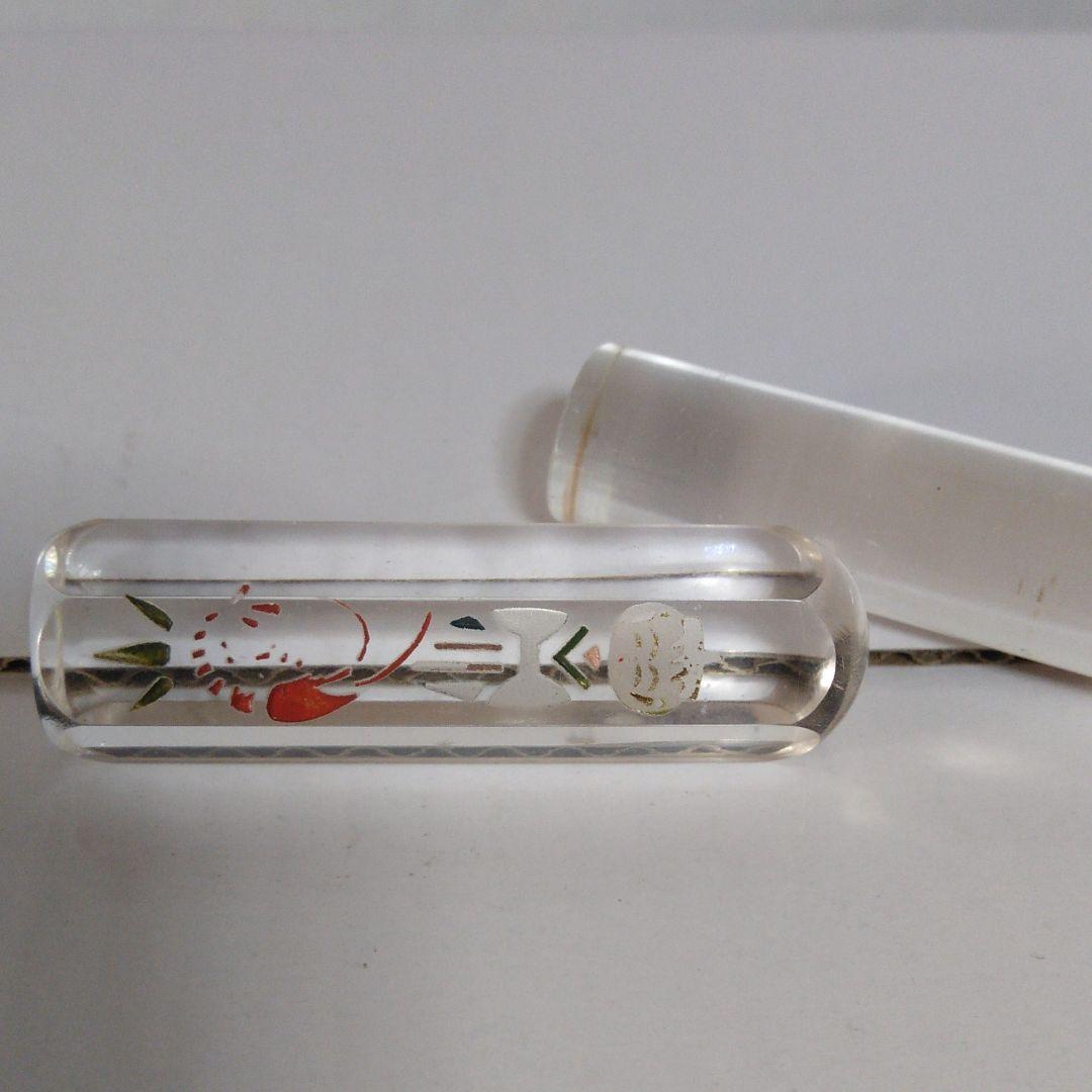 水晶の印鑑用の印石。高級天然石です。