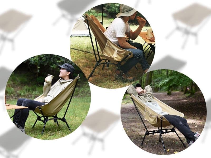 【2脚セット】DOD スゴイッス（タン）アウトドアチェア