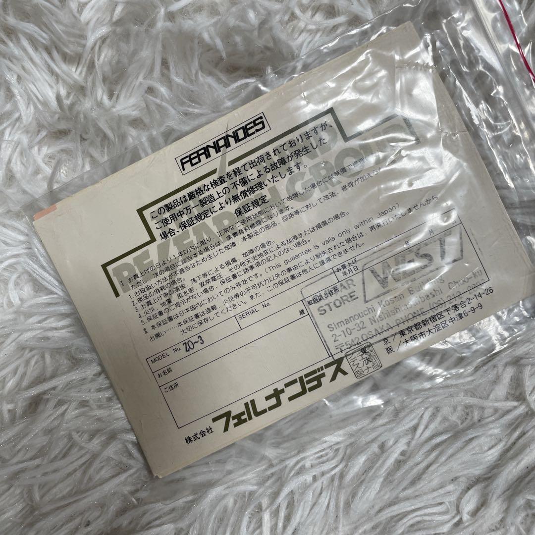 FERNANDES zo-30 ピンク エレキギター ギターケース付き　訳あり