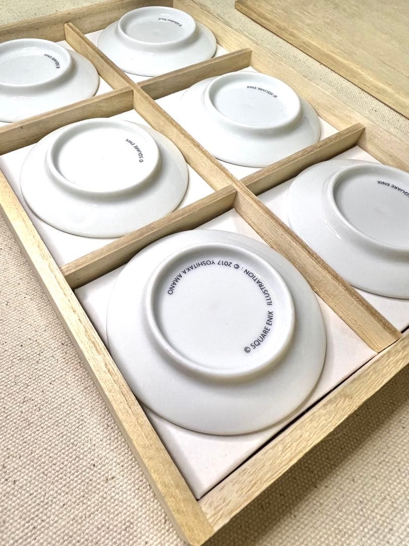 ファイナルファンタジー 30周年記念 豆皿セット　別れの物語展　ff 30th