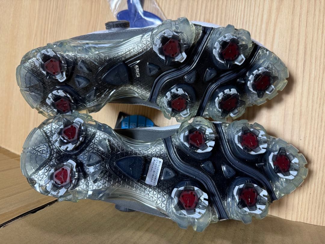 新品 MIZUNO ミズノ ゴルフシューズ スパイク GENEM 25.5cm