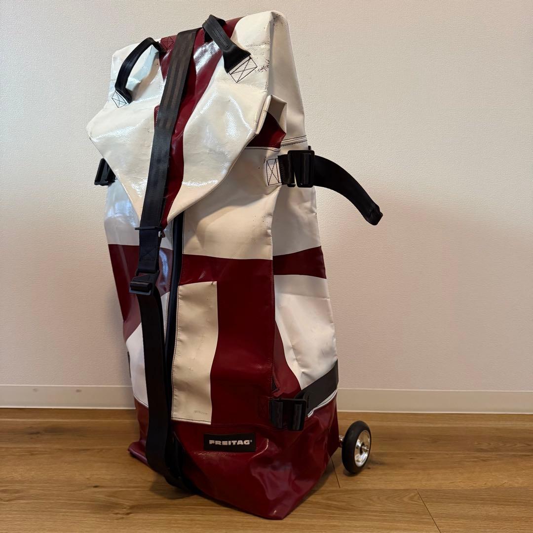 FREITAG F733 ZIPPELIN キャリーカート 赤/白