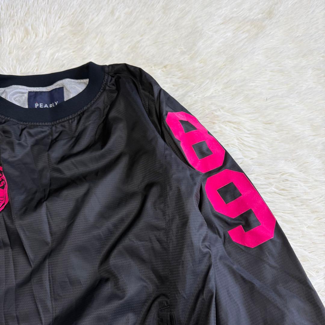 【パーリーゲイツ】美品 スニード ブラック ピンク 2サイズ レディース