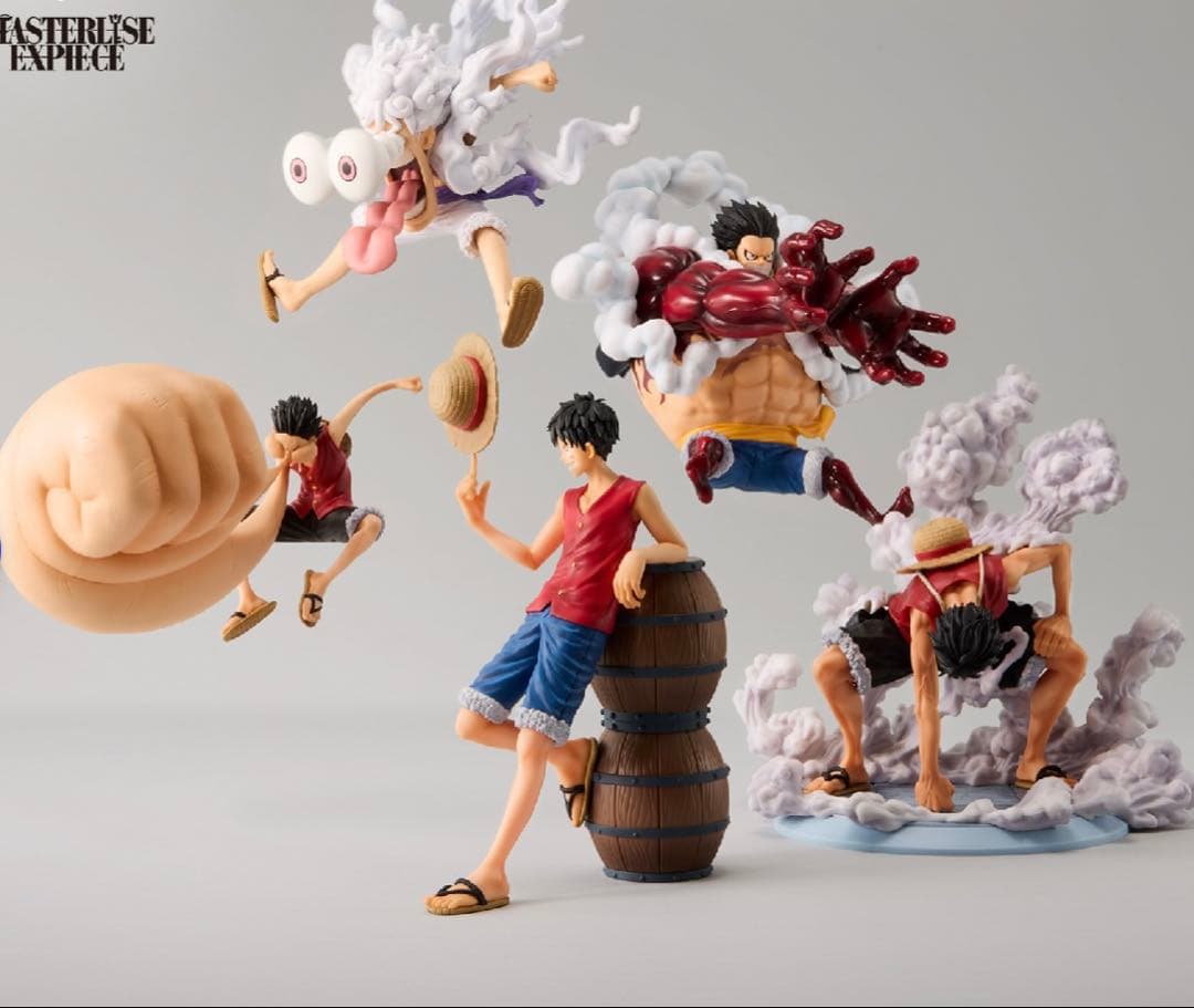 ワンピース 一番くじ 海賊王への道 フィギュア コンプA B C D ラストワン