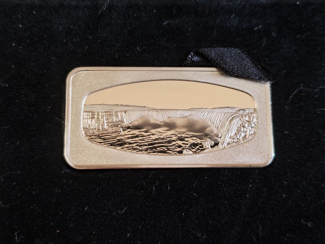 世界の七不思議 SILVER INGOT 「ナイアガラの滝」 搭乗記念ノベルティ
