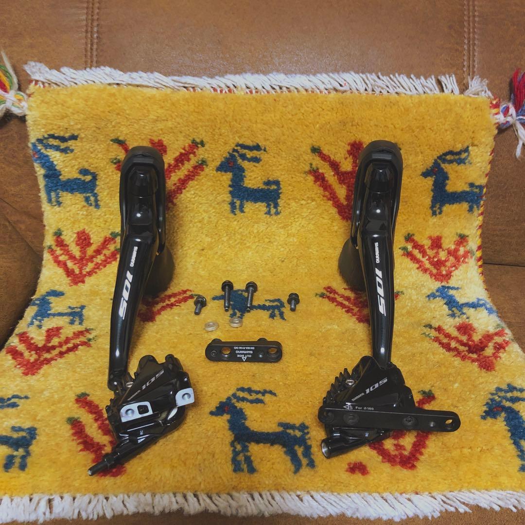 シマノ 105 R7020 STIレバー11s 油圧ブレーキキャリパーセット