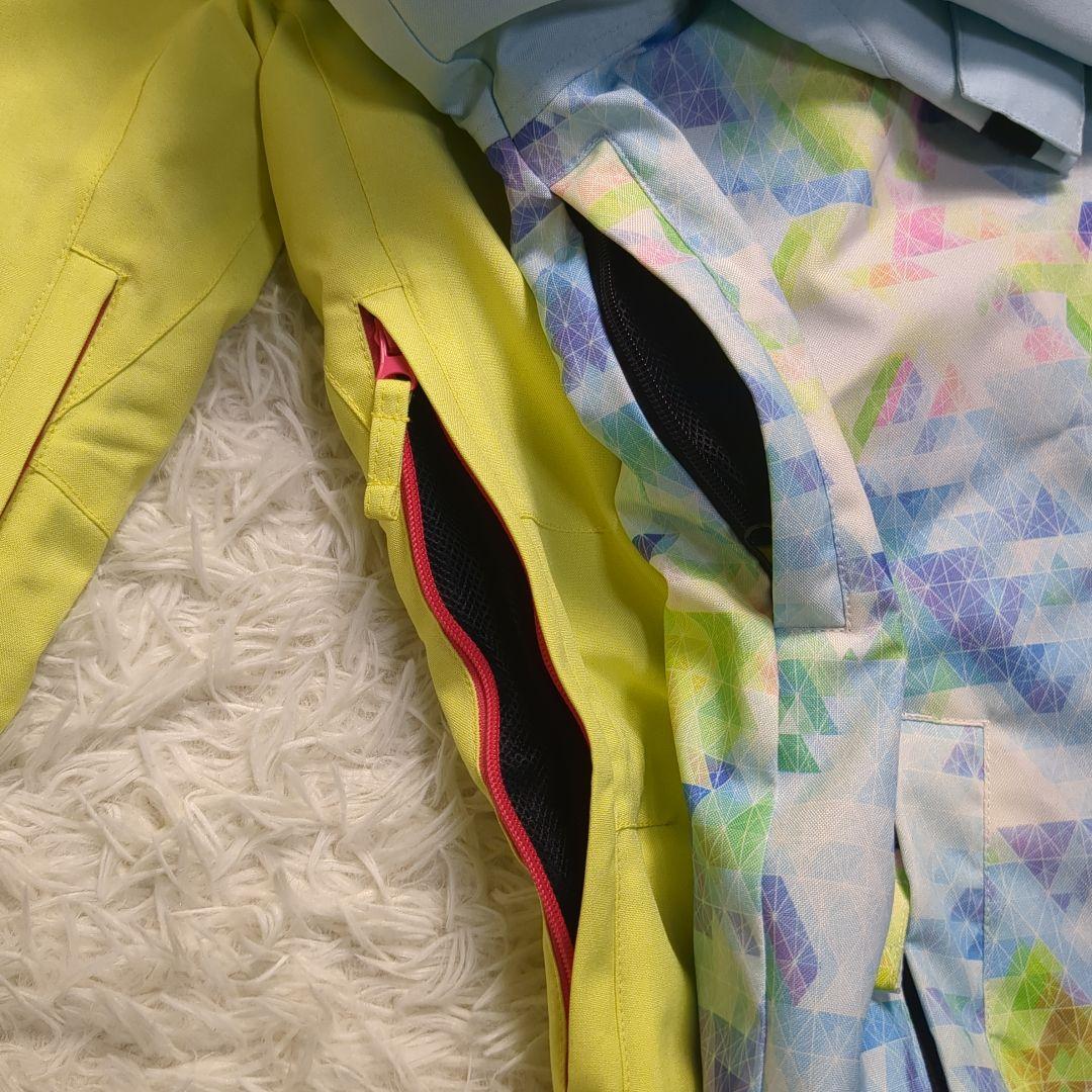 【タグ付き✨水色✨M】スキー スノー スノボ ウェア セットアップ 上下