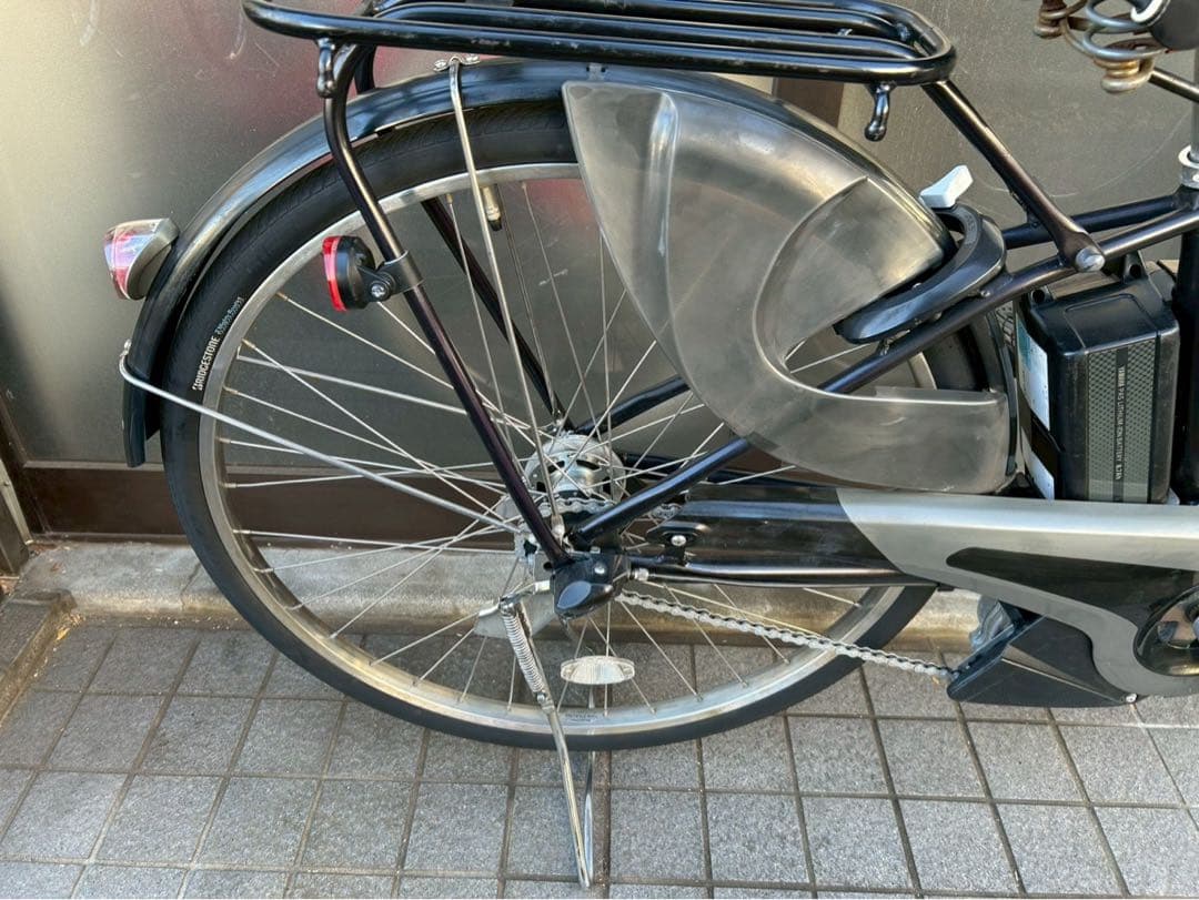 中古電動自転車 ヤマハ パスナチュラ 26インチ　ブラック 横浜№3708