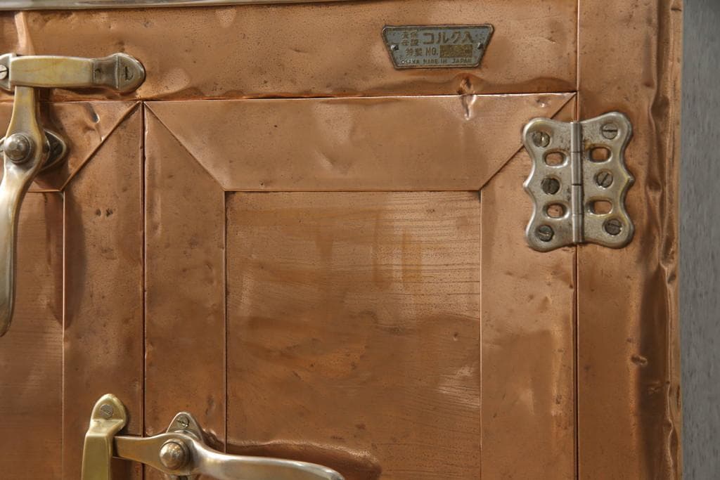 木製冷蔵庫　昭和レトロ　アンティーク　氷型冷蔵庫　Alps　日本製　古民家カフェ