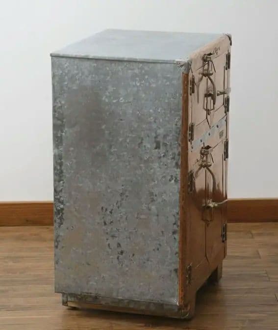 木製冷蔵庫　昭和レトロ　アンティーク　氷型冷蔵庫　Alps　日本製　古民家カフェ