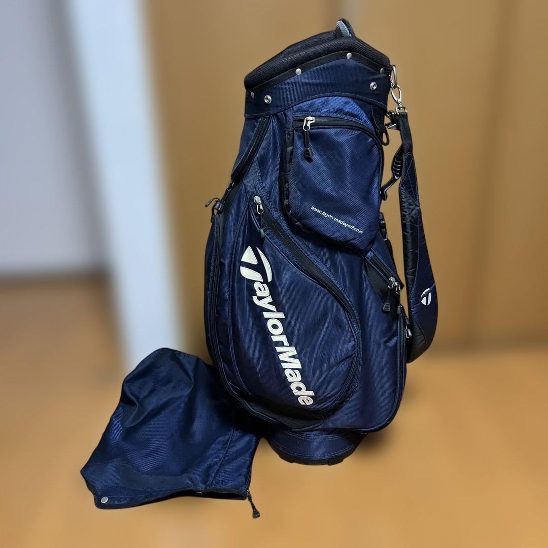 TaylorMade 軽量ゴルフバッグ ネイビー フード付き