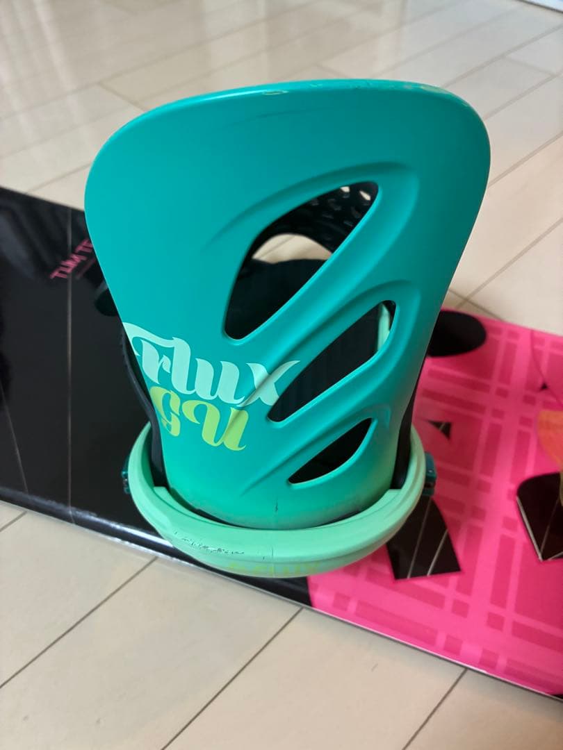 FLUX GU スノーボードセット 144cm オーストリア製ボード　カバー付