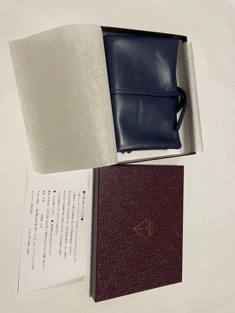 MAGGIORE マッジョーレ ペンケース ロールタイプ 6本用 ネイビー