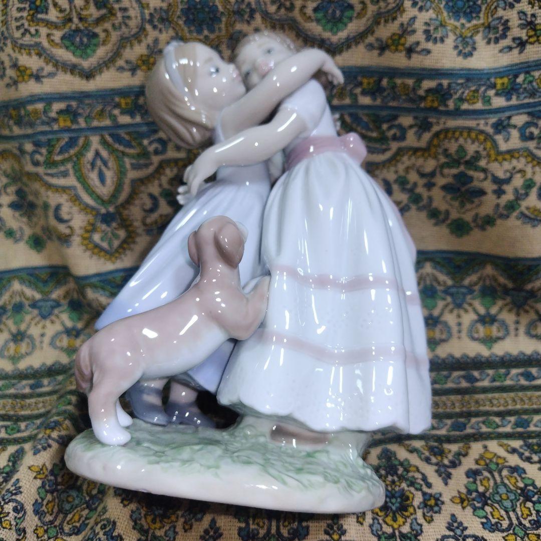 リヤドロ 仲良しのごあいさつ ポーセリン 2003年製