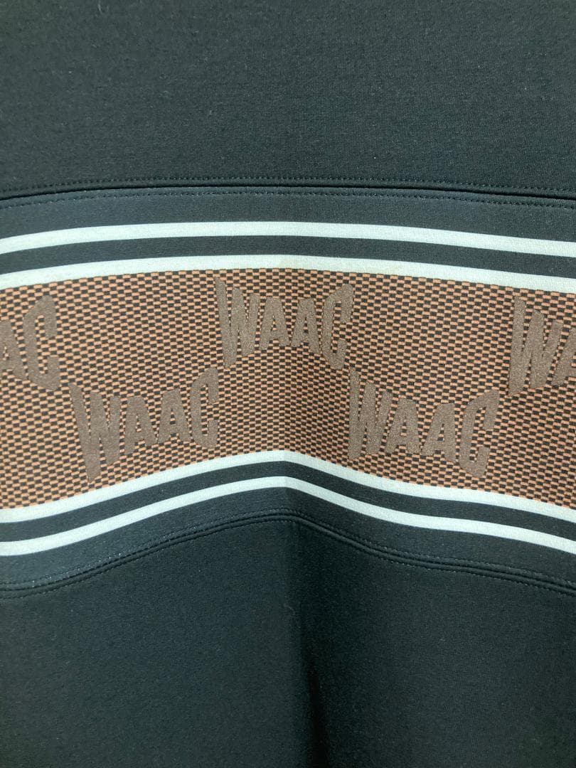 新品 WAAC ロゴ ライン スウェット WMTBW22704