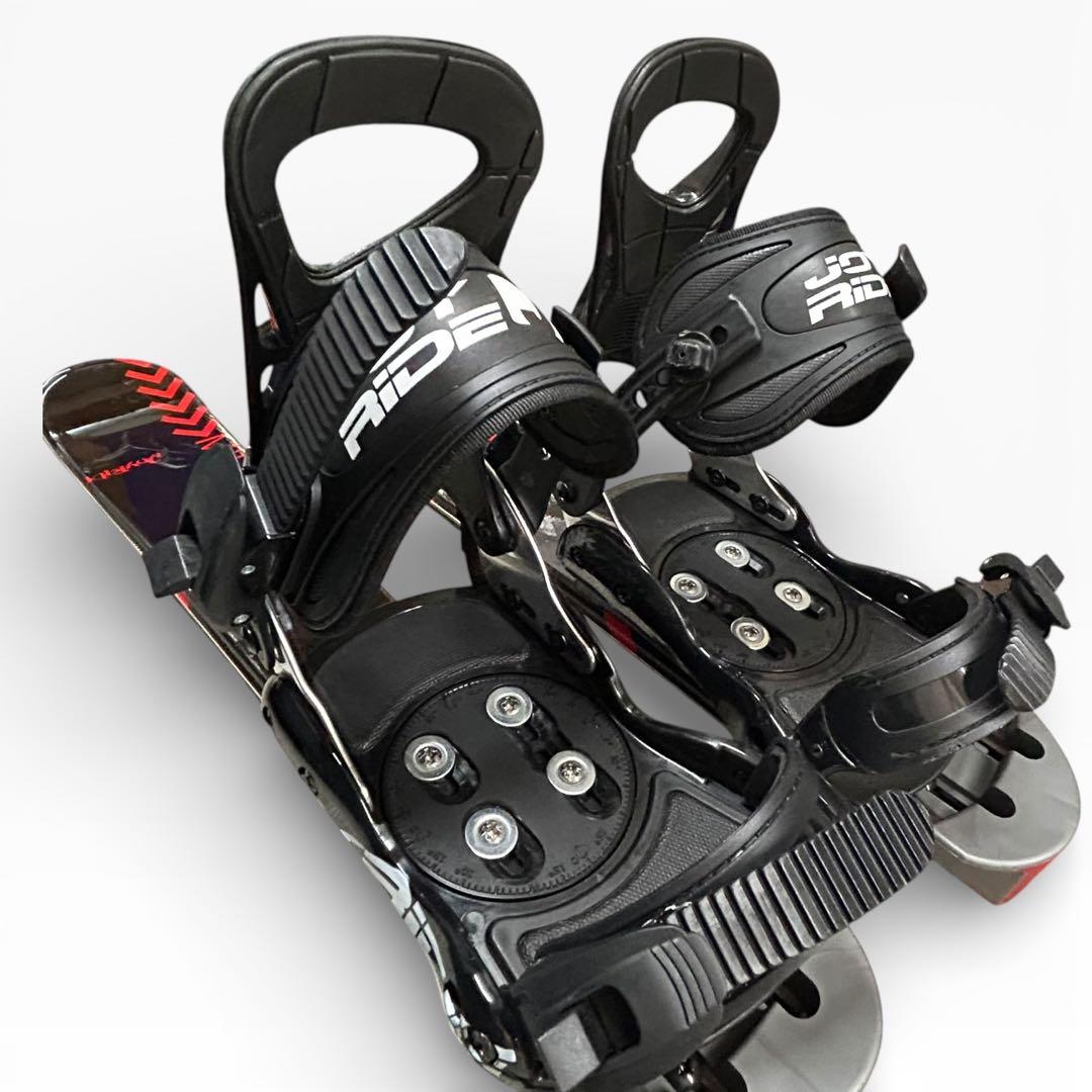 JOY RIDE ショートスキー 99cm スノボーブーツ対応 ビインディングS