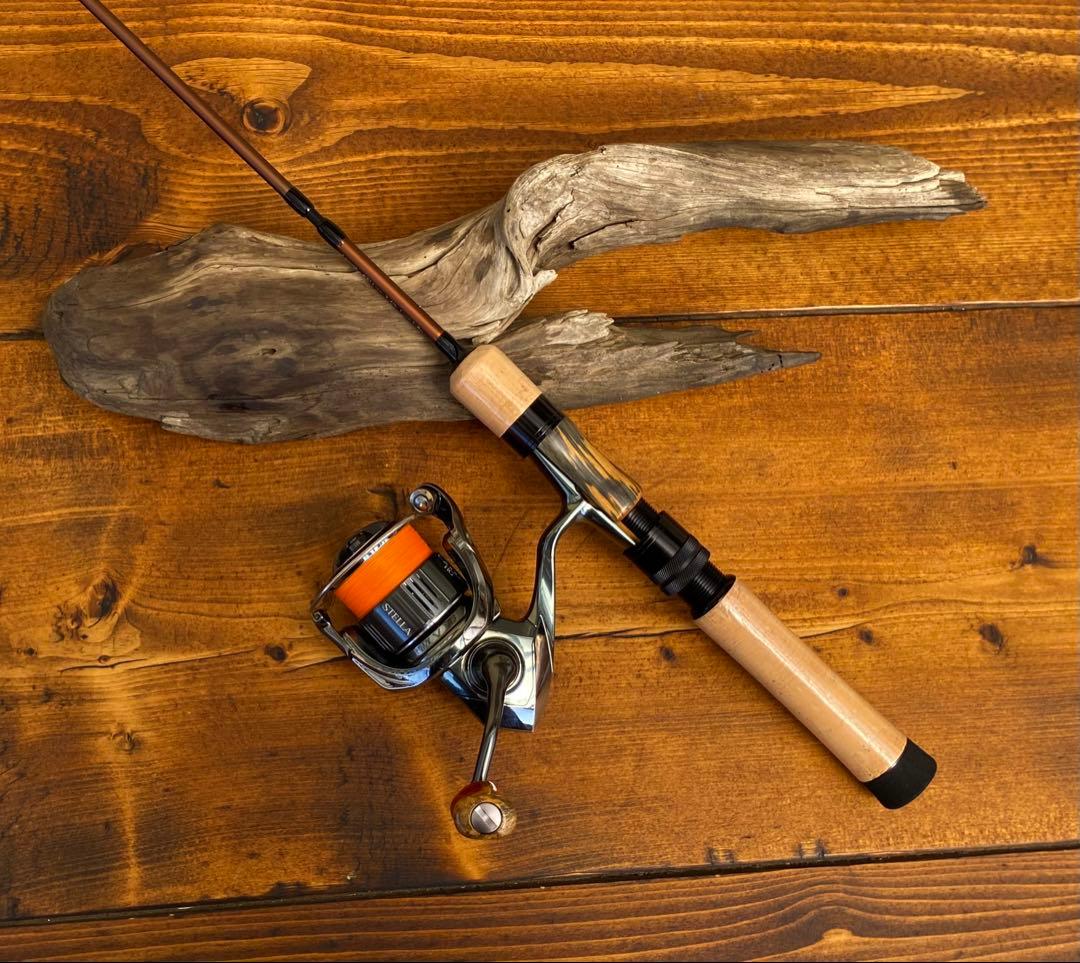 トラウトロッド　パックロッド　スピニングロッド　渓流釣り　天然木グリップ　源流