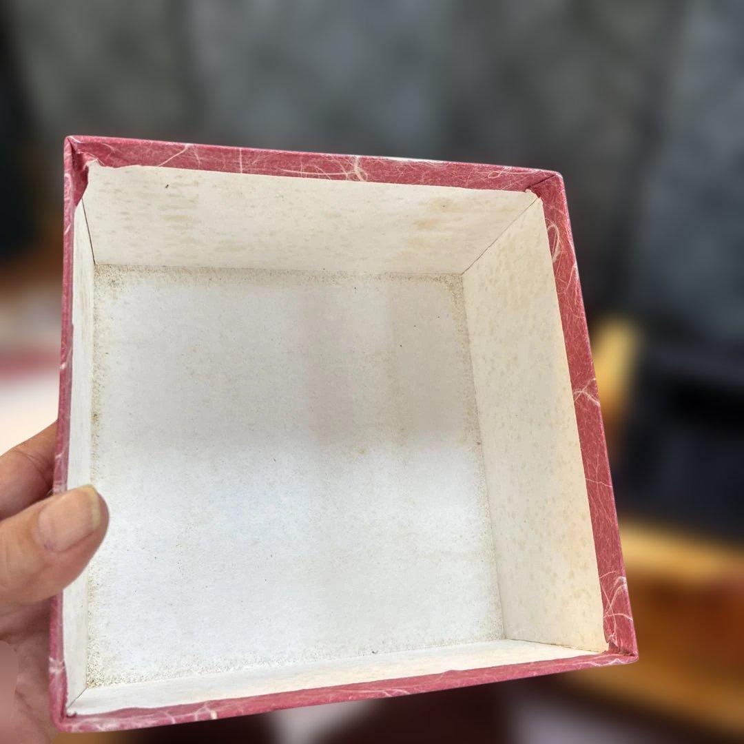 木製収納ボックス 無垢材 四角形 約12cm