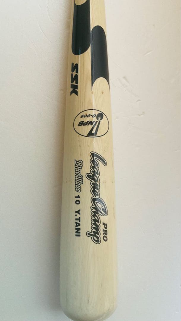 SSK リーグチャンププロ硬式バット 谷佳知サイン付き　BW背番号10番