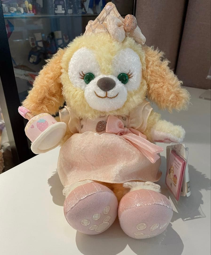 【お顔厳選】新作　上海ディズニー　バースデー　クッキーアンぬいぐるみSSサイズ