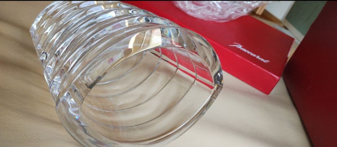 【未使用品】Baccarat バカラ 花瓶 上品なフラワーベース アルルカン