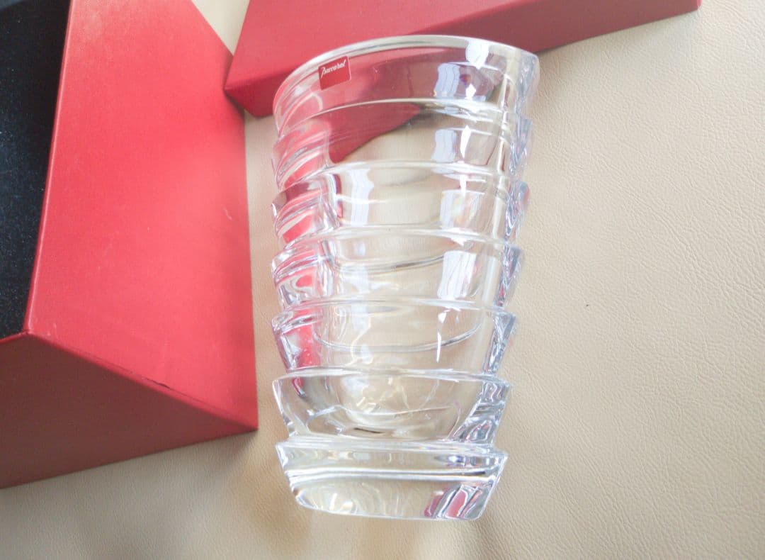 【未使用品】Baccarat バカラ 花瓶 上品なフラワーベース アルルカン