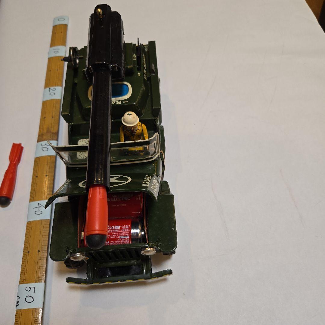 U.S. ARMY ミリタリージープ ミサイル付き(箱付き、日本製:ALPS社)