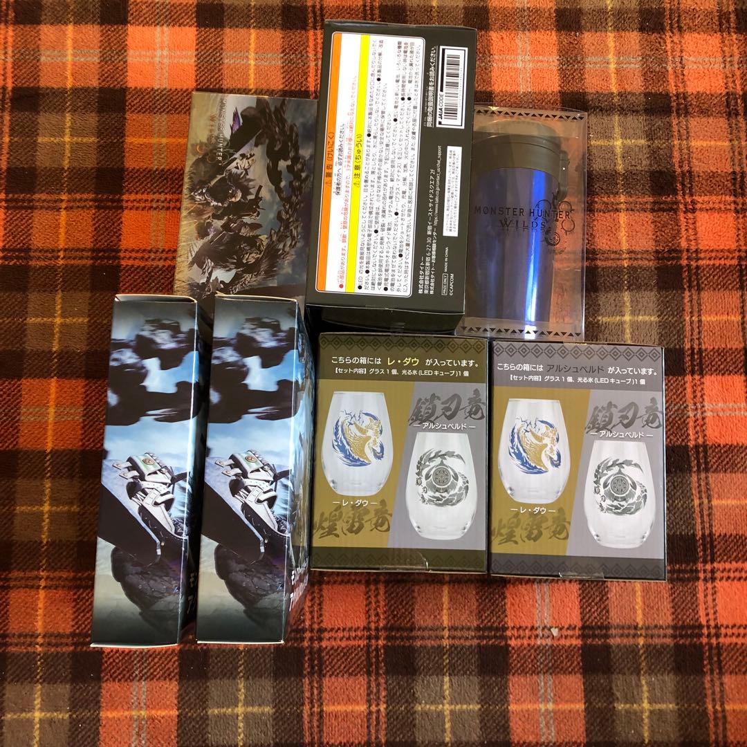 モンスターハンターワイルズ イメージグラス インテリアライト プライズ 7点