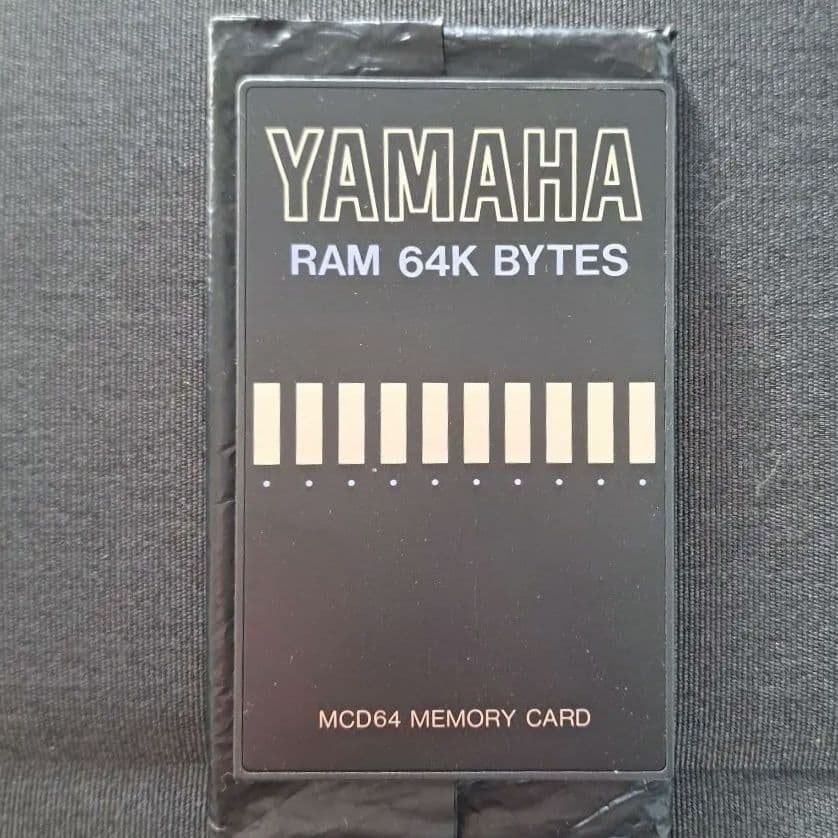YAMAHA MCD64 メモリーカード 64K RAM