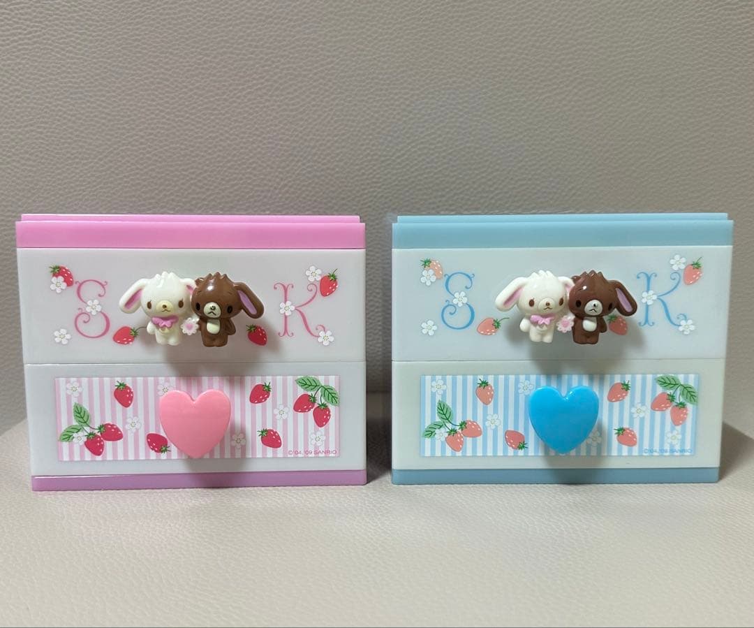 シュガーバニーズ 引き出し 小物入れ 2段チェスト ケース