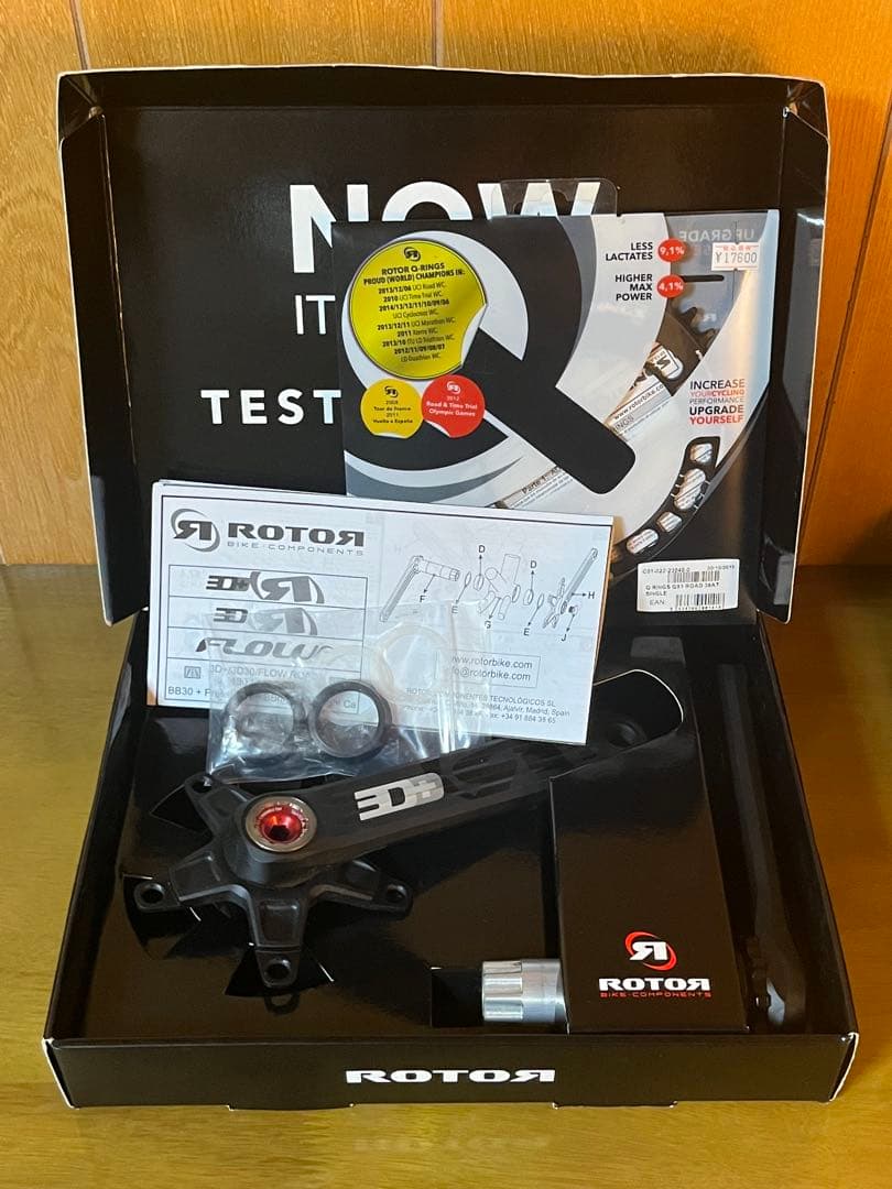 rotorクランク 172.5mm 楕円ナローワイドPCD110 38t