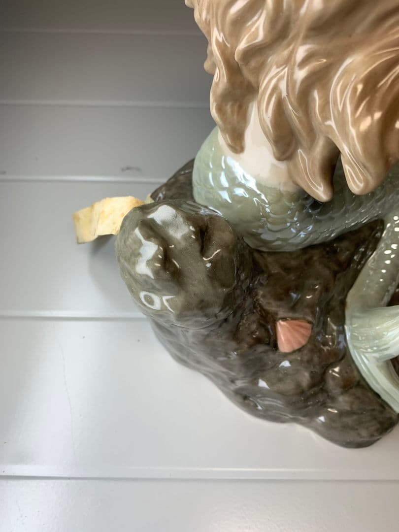 【現状品】ナポレオン ブランデー シレーナ 人魚 陶器ボトル 古酒