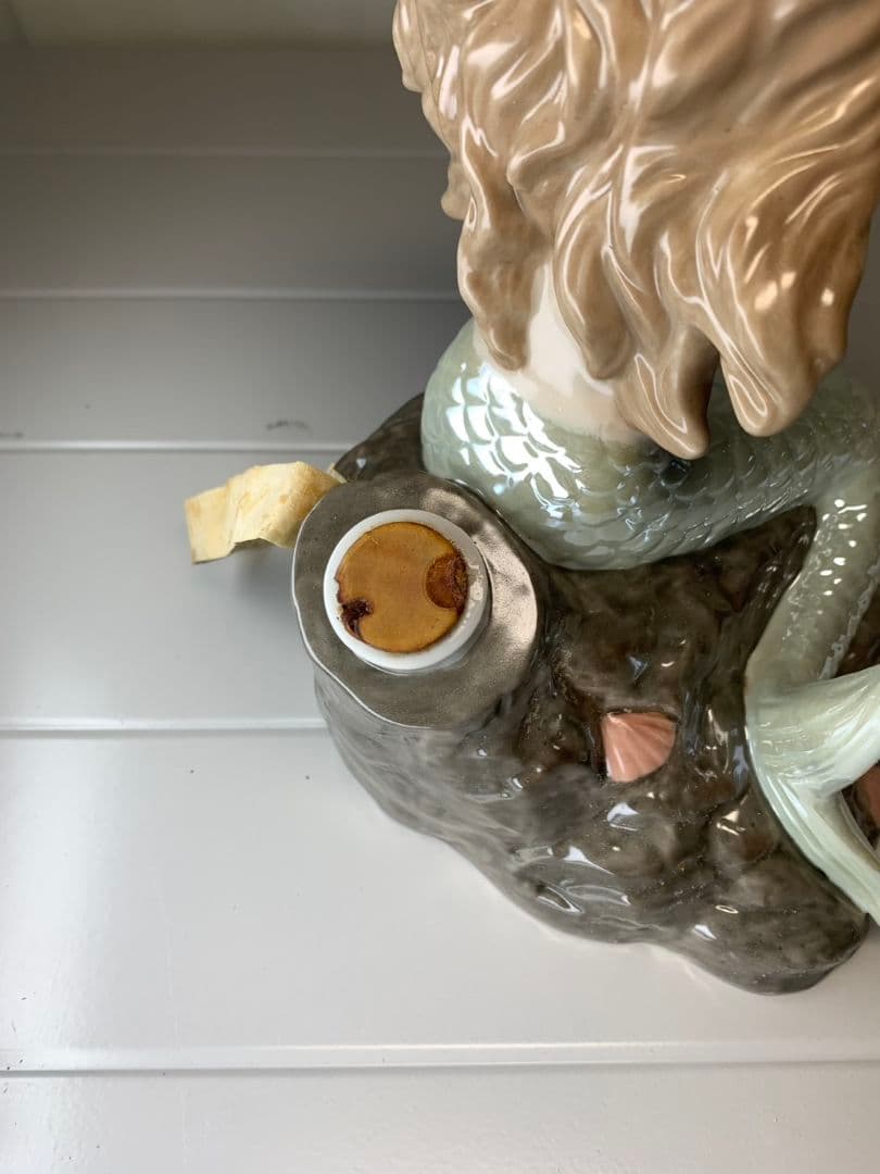 【現状品】ナポレオン ブランデー シレーナ 人魚 陶器ボトル 古酒