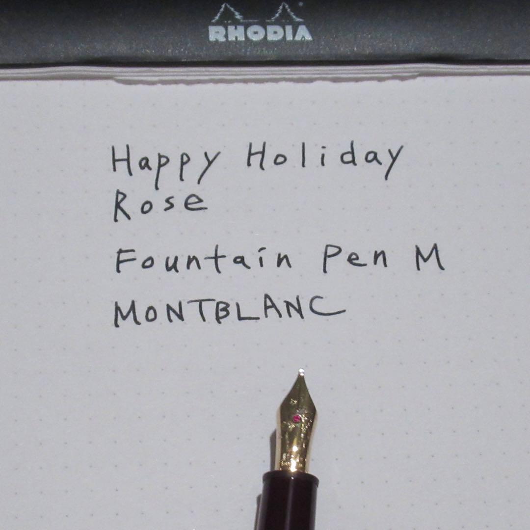 モンブラン 万年筆 146 星の王子さま ハッピーホリデー ローズ 125586