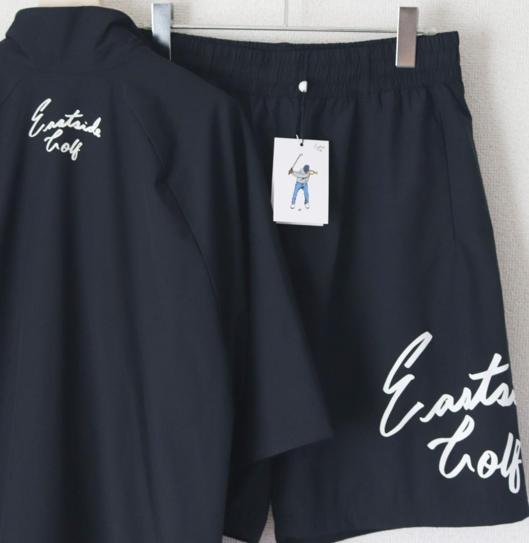 50,600円新品タグ付き【イーストサイドゴルフ】上下セットアップ 黒 M