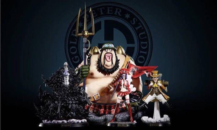 ワンピース フィギュア 革命軍 モーリー カラス リンドバーグ ベロベティ 海外