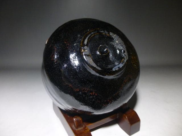 楽吉左衛門　五代　宗入　黒茶碗／楽吉左衛門　十代　旦入極め箱