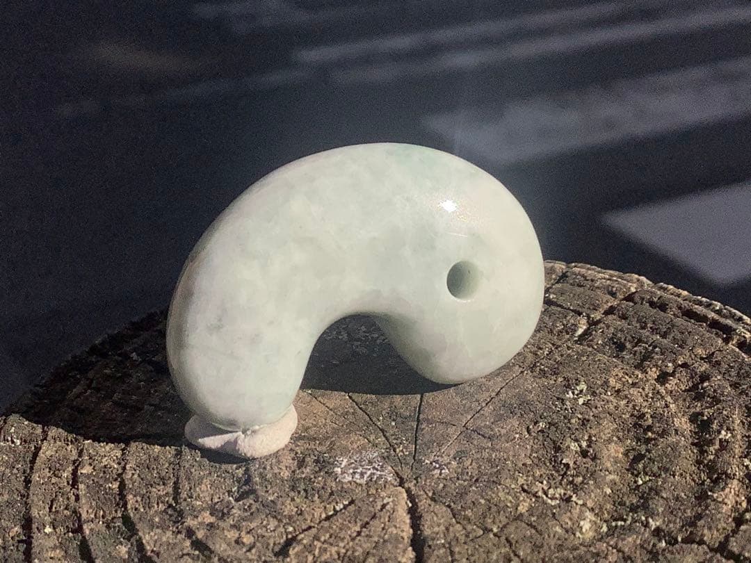 ✳激安‼️特別安価　糸魚川翡翠アイスジェイド*氷肌目　古代からのお守り　機械鑑定付