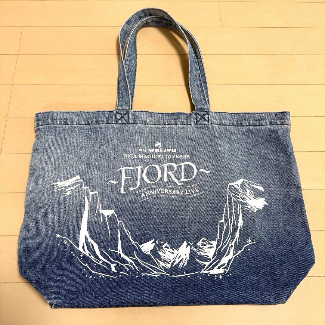 ミセスグリーンアップル　デニムバッグ　フィヨルド　　　デニムトート