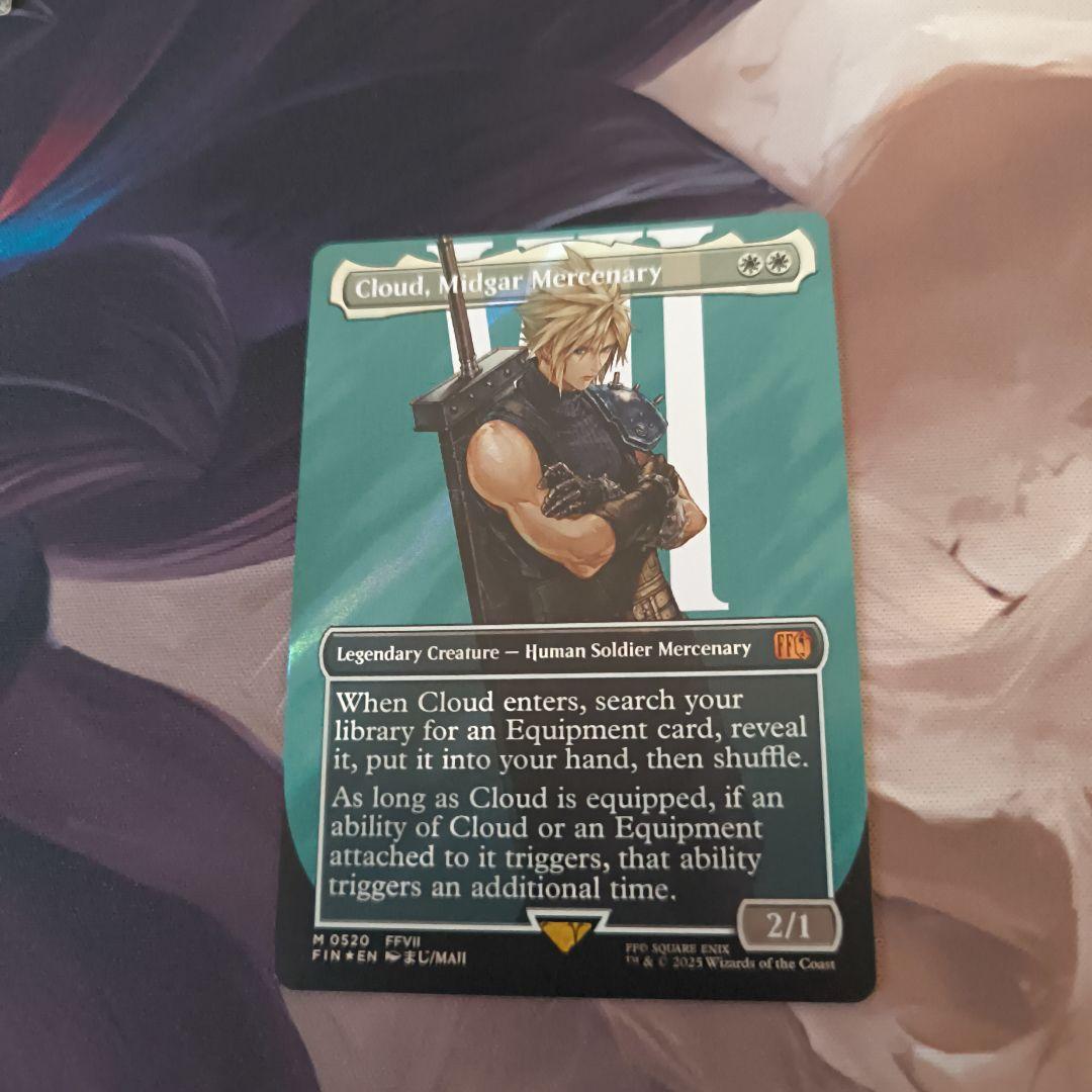 MTG FF ミッドガルの傭兵、クラウド サージFoil　英語