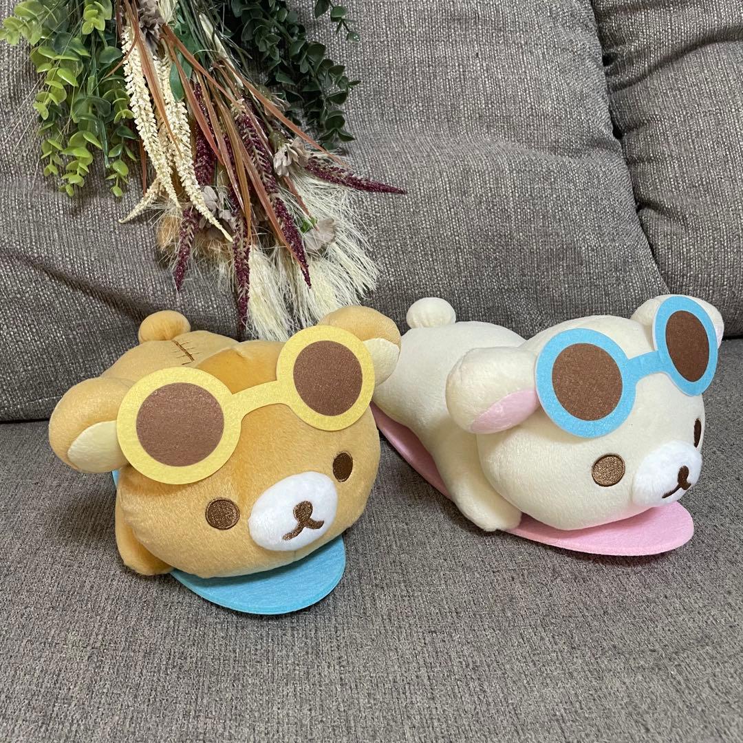 リラックマ　コリラックマ　当時品　レア　希少　ぬいぐるみ　ティッシュケース