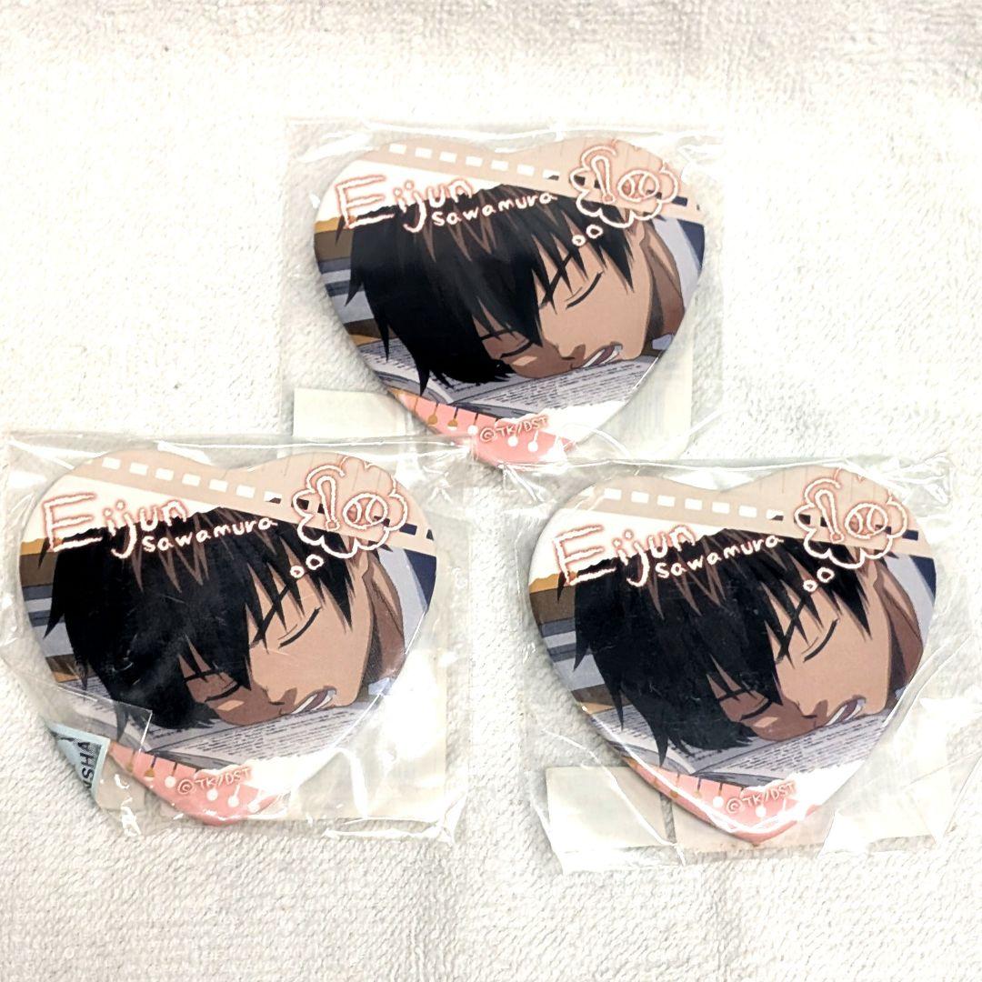 沢村栄純 ダイヤのＡ ハート缶バッジ 第4弾 ３個セット