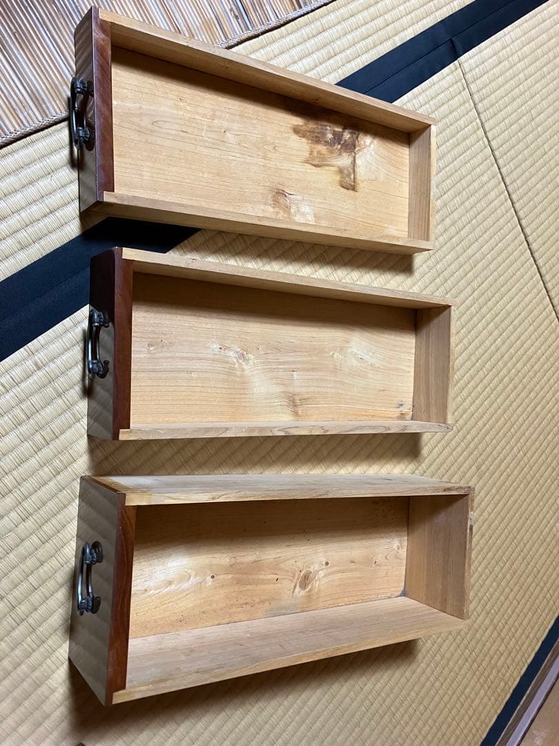 木製火鉢 引き出し付き