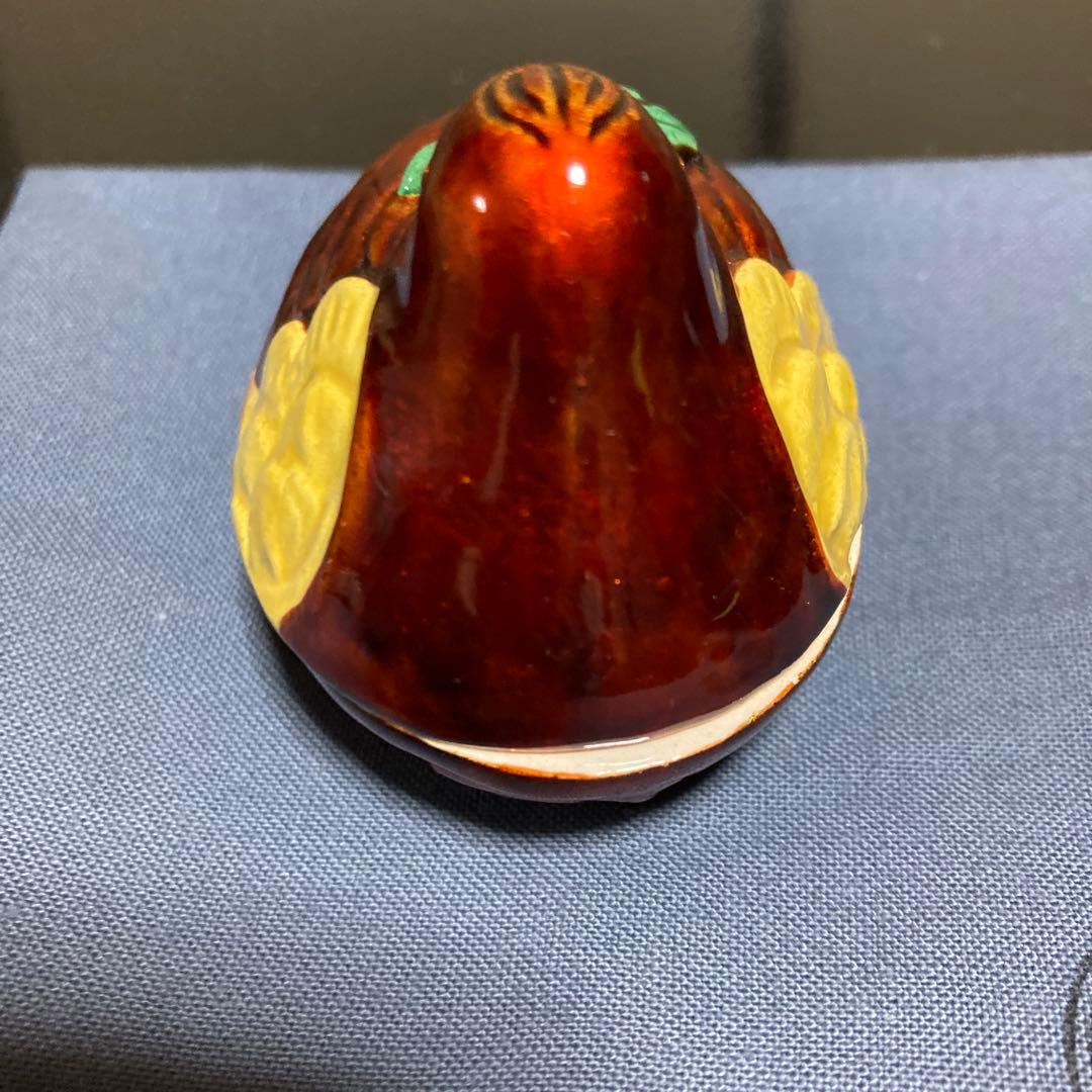 茶道具　香合『交趾白檀』『花喰鳥香合』　 【中村翠嵐造】