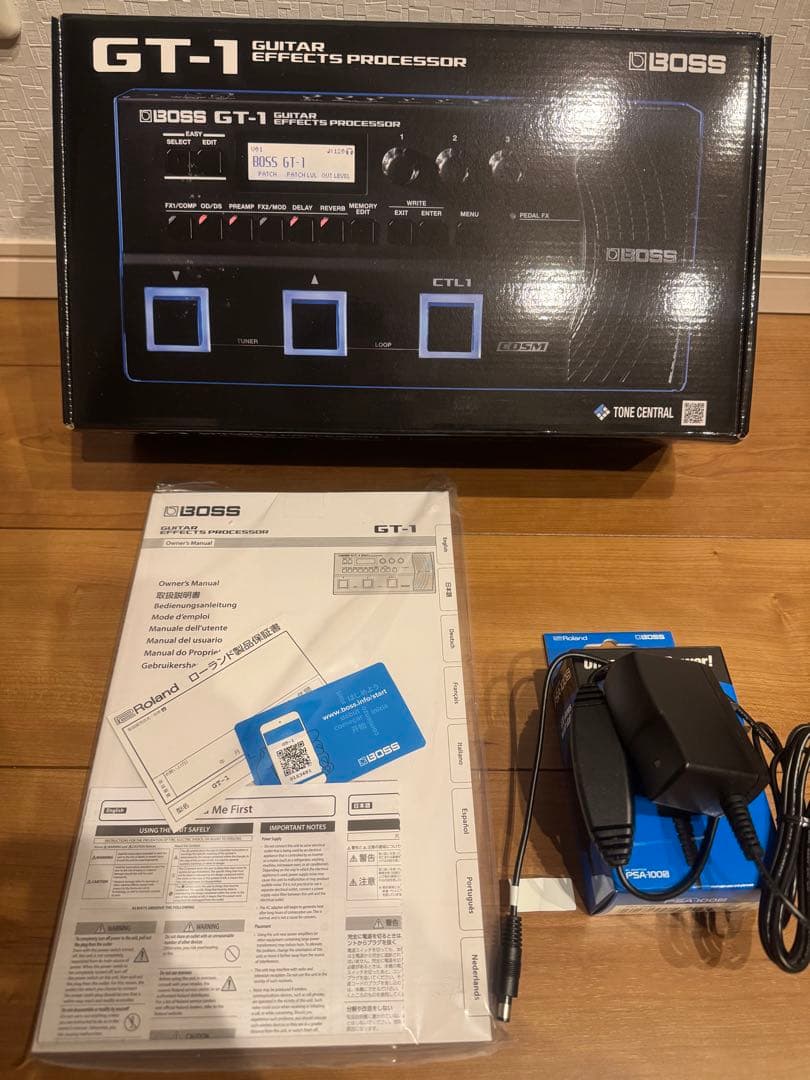 BOSS GT-1 専用アダプターPSA-100S2付き