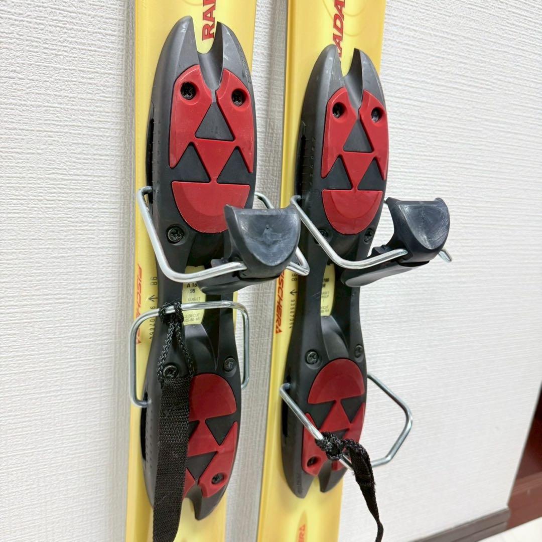 フィシャー RADARC SPYDERショートスキー　ケース付　Fischer