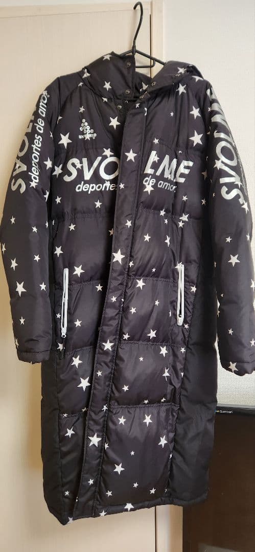 Svolme スボルメ 星柄 フード付きベンチコート