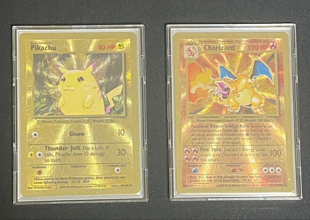 メタルカード　25th ウルトラプレミアムコレクション　ピカチュウ　リザードン