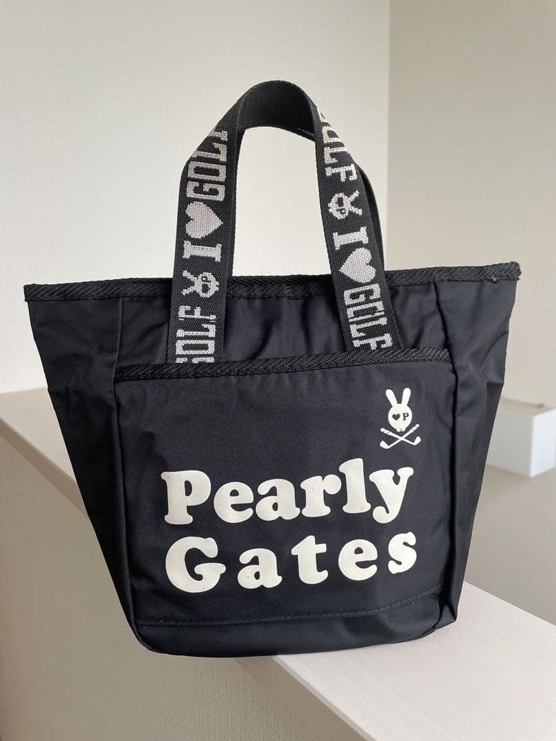 パーリーゲイツ PEARLY GATES カートバッグ トートバッグ 黒