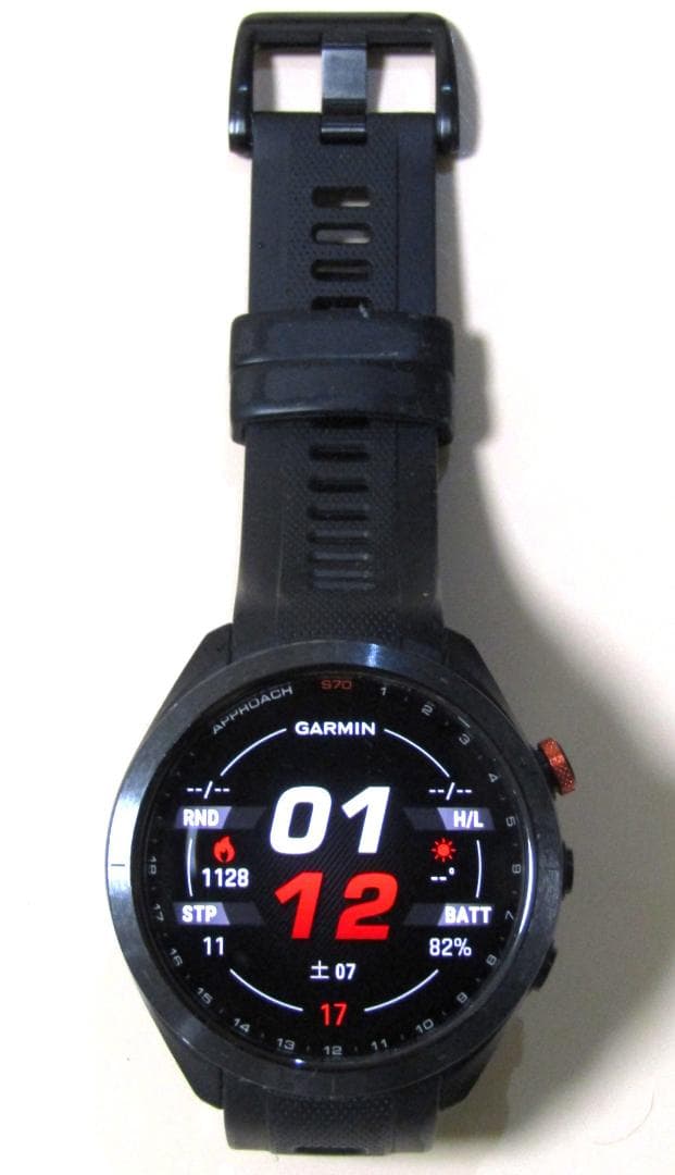 美品 ガーミン アプローチ S70 ブラック 47mm